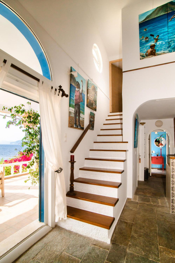 View, Seafront Casa Azul Villa - Getaway in Kalymnos, South Aegean