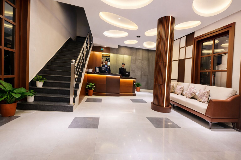 Lobby sitting area, The Palm Aryan Gangtok, East Sikkim