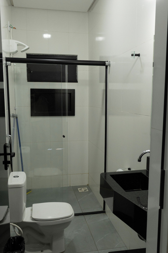 Bathroom 4, LAGOS HOTEL, Iporá