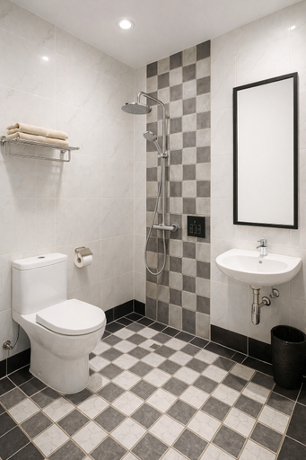 Bathroom 4, Bona Ventura Hotel & Skybar, Tanjung Pinang
