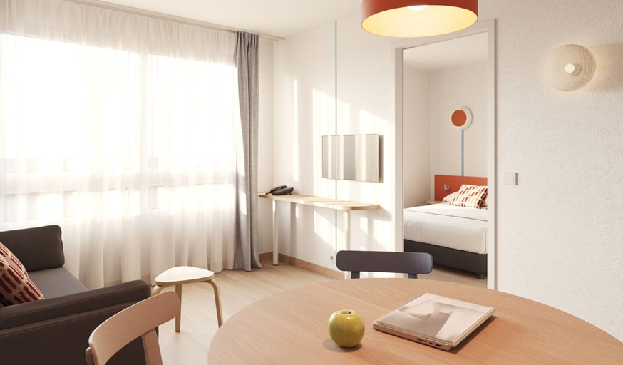 Bedroom 4, Aparthotel Adagio Access Toulouse Jolimont, Haute-Garonne