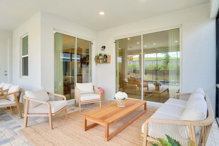 Outdoor banquet area, Luxury 7BR Villa, Pool, Spa & Game Room, Osceola