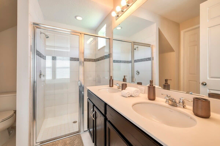 Bathroom 3, Private Pool Oasis, Solara Resort, Stylish Decor, Osceola