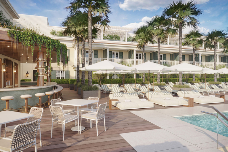 Outdoor pool, The Cooper, Charleston