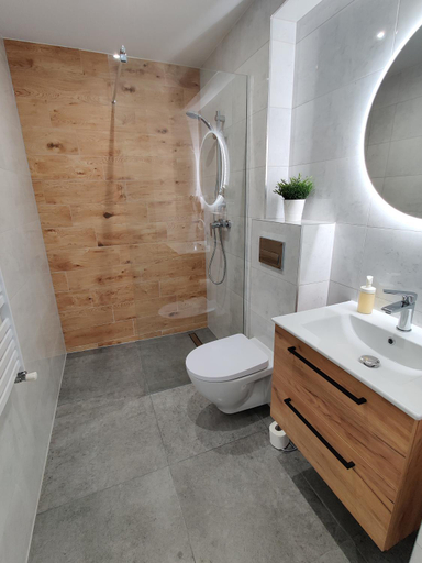 Bathroom, Apartamenty Kaszubska Fala, Puck