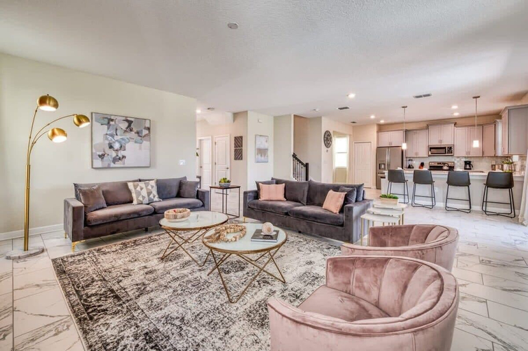 Living room 2, Chic Luxury Decor, Prime Location, Game Room Bliss, Osceola