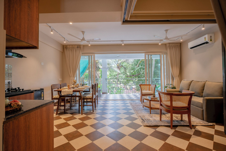 Dining 3, Staymaster Solintra 2BHK C402, North Goa