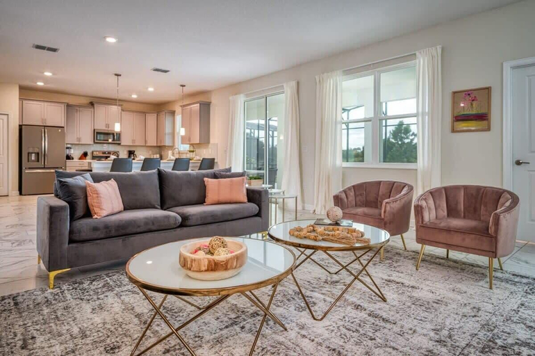 Living room 5, Chic Luxury Decor, Prime Location, Game Room Bliss, Osceola