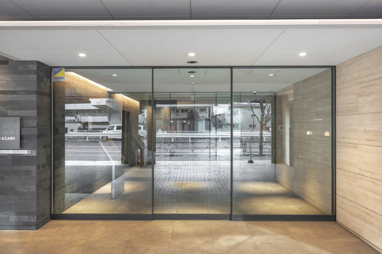Property entrance, Dash Living Minami Azabu, Minato