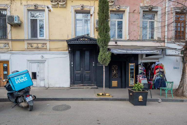 Exterior detail, HB apartments Tabidze, Tbilisi