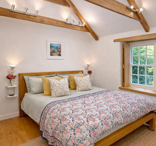Bedroom 2, St Kew Escapes Nr Port Isaac, Cornwall