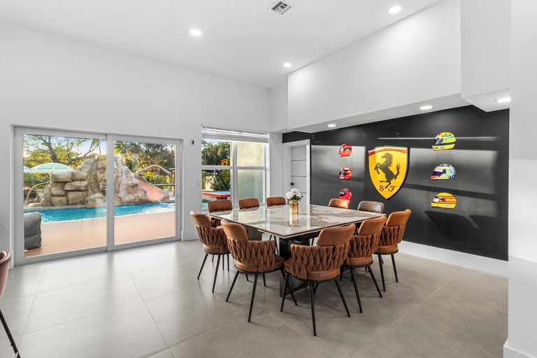 Dining 3, Unique Private Racing Track Villa, Miami-Dade