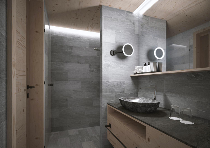 Bathroom 4, Gorfion Familienhotel
