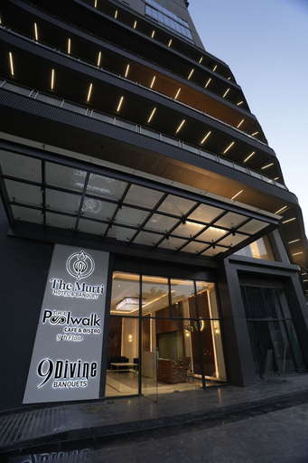 Exterior detail, The Murti Hotel and Banquet, Gautam Buddha Nagar
