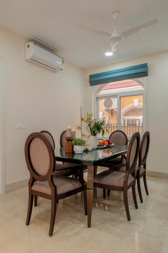 Dining 4, Staymaster Una 4BR Villa, North Goa