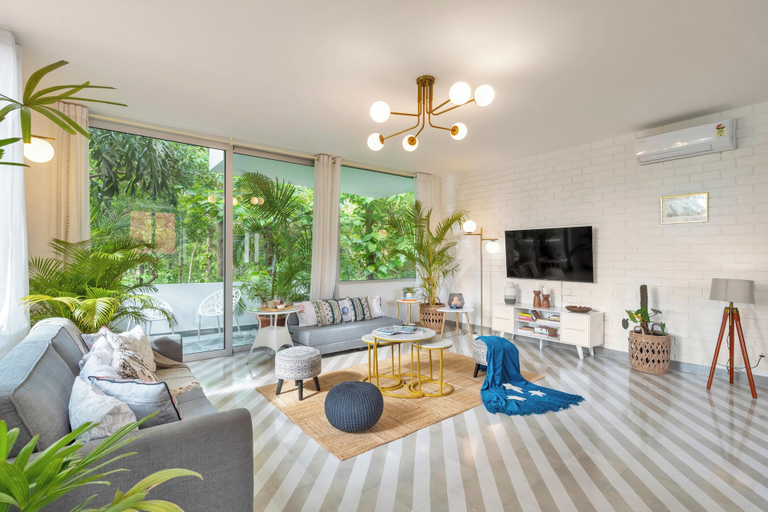Living area 5, Staymaster Ocean Reef 2BR Apartment, North Goa