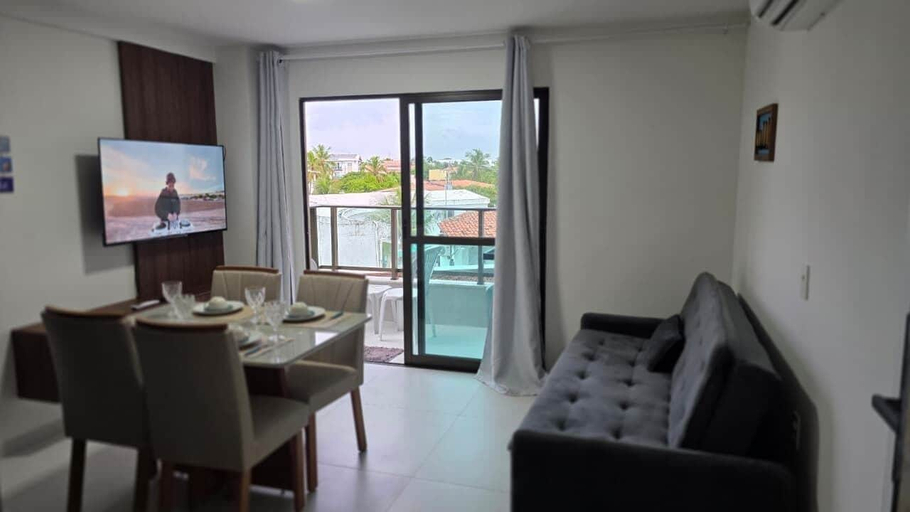 Living area 3, Apt a 120m das piscinas naturais by LP, Ipojuca