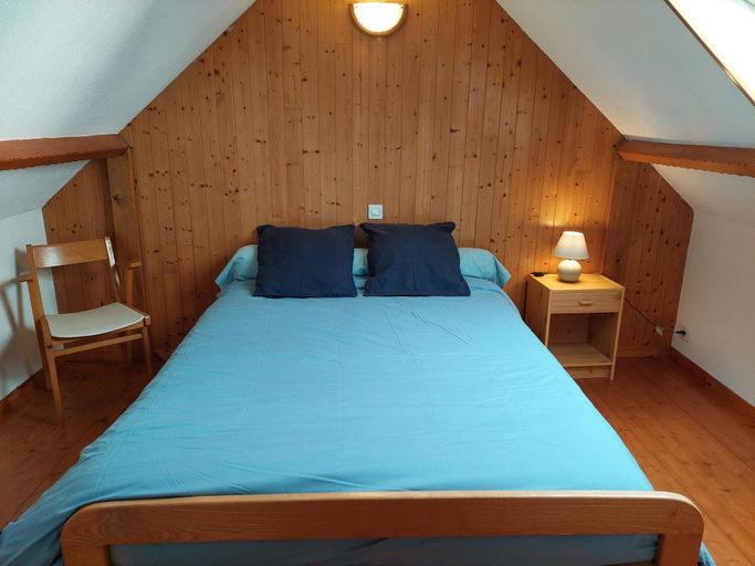 Bedroom, Stone House in Brittany near Sandy Beaches, Finistère