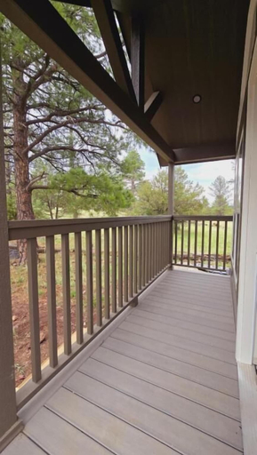 Terrace/patio, Luxury Cabin with Forest View 5B, Coconino