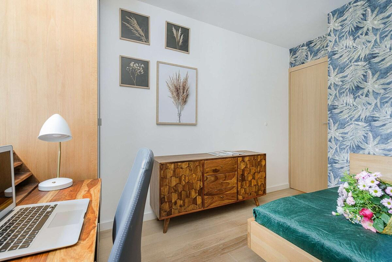 Bedroom 2, Lumina apartment in center Warsaw, Warsaw