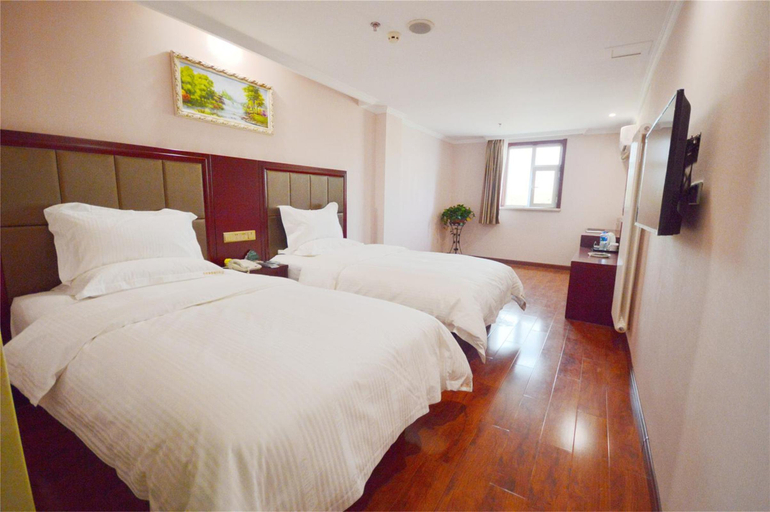 Bedroom 2, GreenTree Inn Beijing Tongzhou District Universal Studios Express Hotel, Beijing