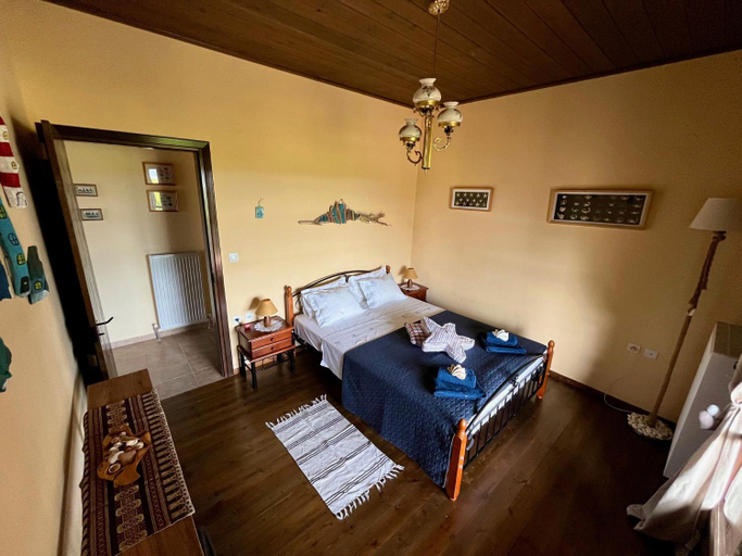 Bedroom 2, Stone Villa Rokosini, Central Macedonia