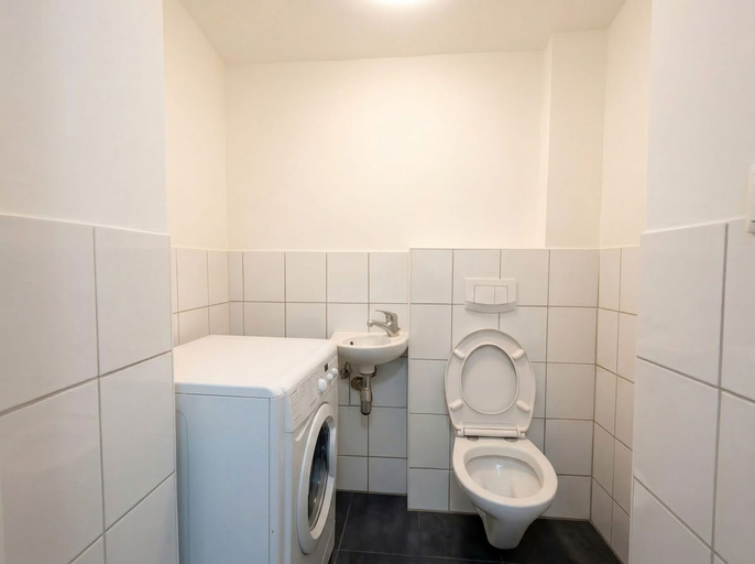 Bathroom 5, Cozy 1BR Apt with Lounge Central Vienna, Wien