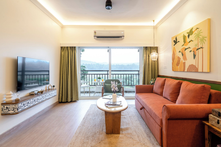 Living area 5, Staymaster Enchanto 2BR Apartment, North Goa