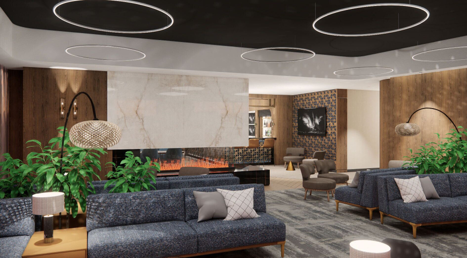 Lobby sitting area, Homewood Suites By Hilton Surrey, Greater Vancouver