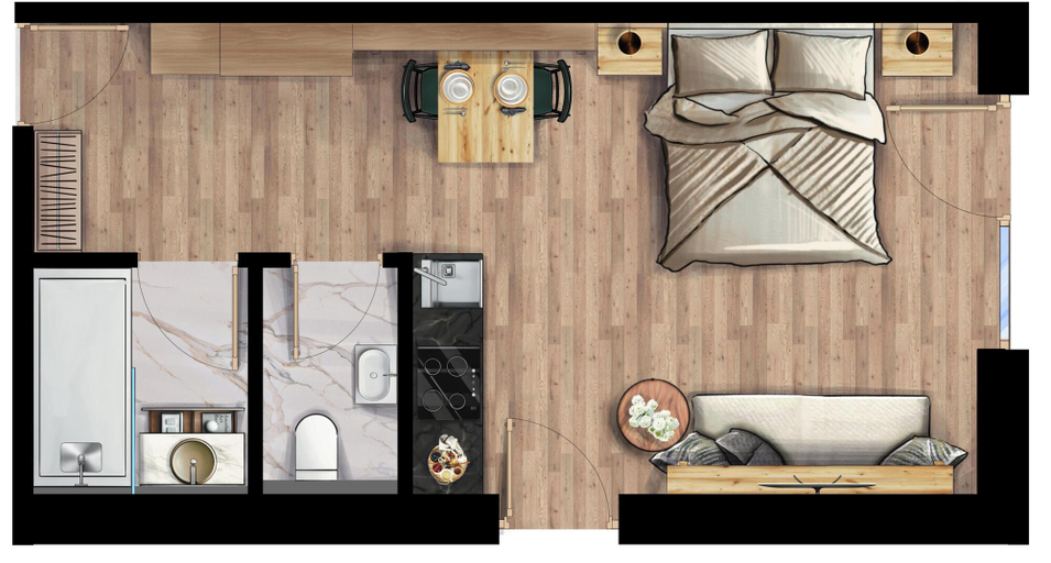 Floor plan 2, Hotel AUI, Bolzano