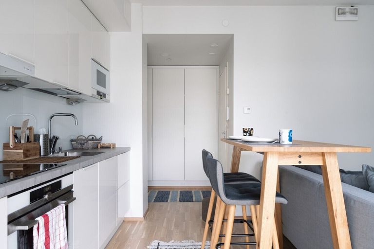 Private kitchen 3, Modern 1BR Apt in Mall of Tripla, Uusimaa