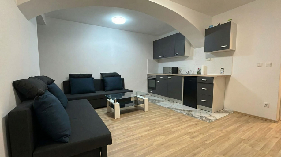 Private kitchen 3, Cozy 1BR Plus LR Near Amusement Park, Wien