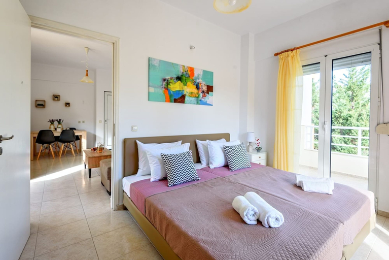 Bedroom 3, Malena Nature and Sea View House, Crete