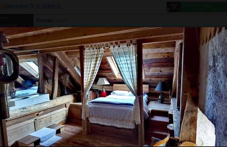 Bedroom 2, Chalet Alpin, Savoie