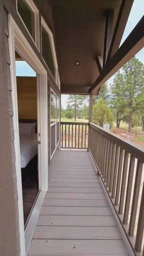 Terrace/patio, Luxury Cabin with Mountain View 2B, Coconino