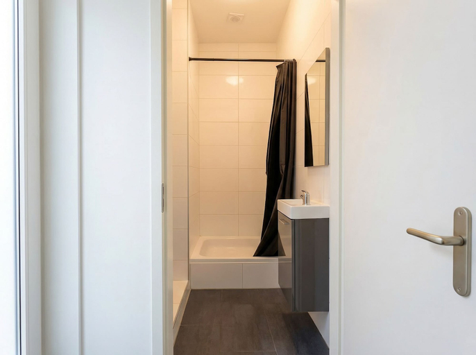Bathroom 3, Cozy 1BR Apt with Lounge Central Vienna, Wien