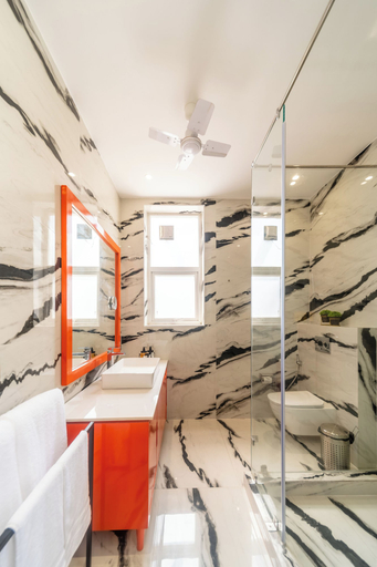 Bathroom, ELIVAAS Fernweh 4 BHK with Pool, North Goa