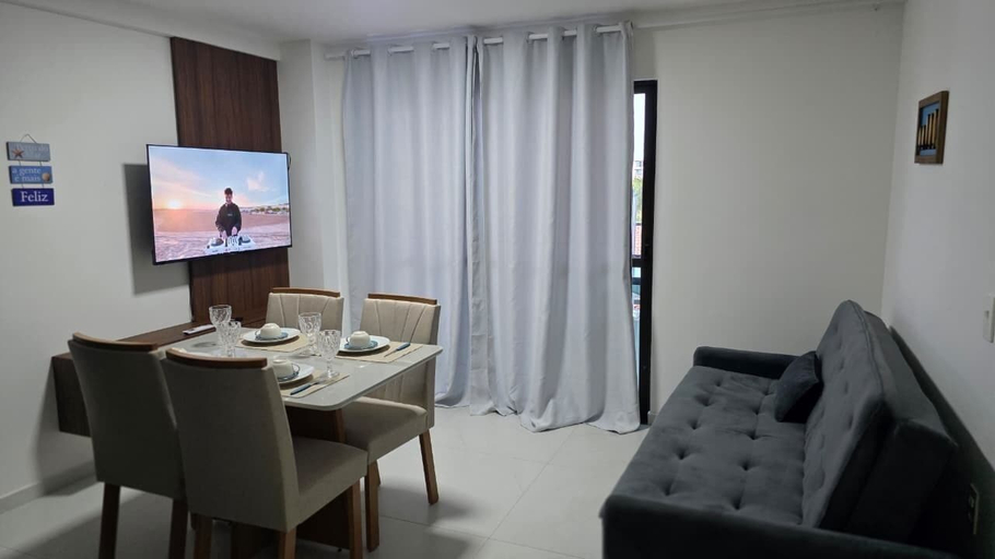 Living area 4, Apt a 120m das piscinas naturais by LP, Ipojuca