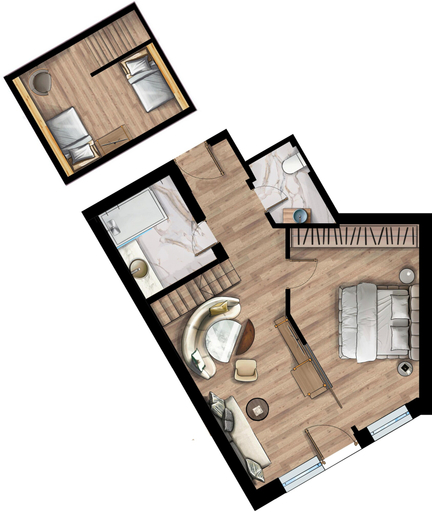 Floor plan 3, Hotel AUI, Bolzano