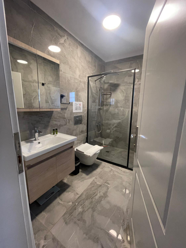 Bathroom 2, Deniz Manzaralı Suites, Fethiye