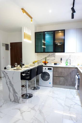 Private kitchen 5, Peravi Suites at The Essence, Accra