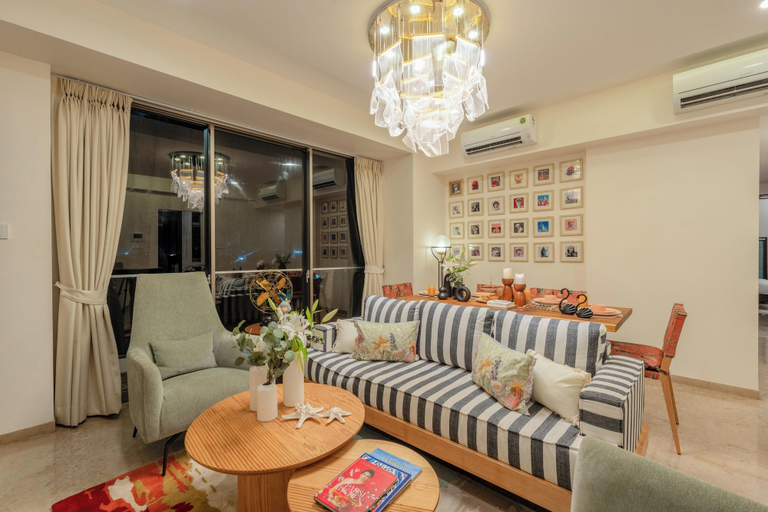 Living area 3, Staymaster Flabris 3BHK Apartment, North Goa