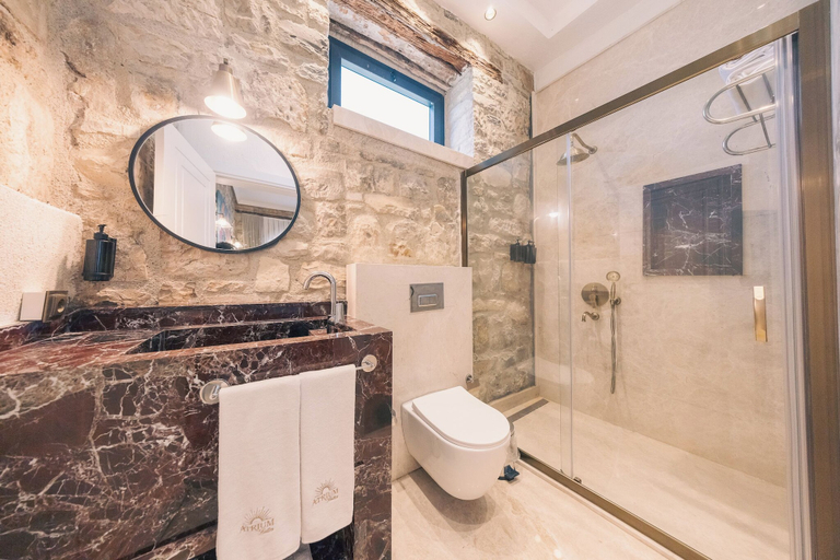 Bathroom 5, Atrium Suites, Urla
