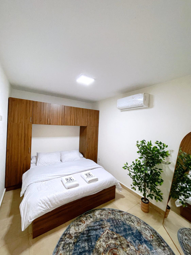 Bedroom 3, Selena Bay Luxury Sea View 1BR Apartment, Private Beach and Pool, Al-Ghurdaqah
