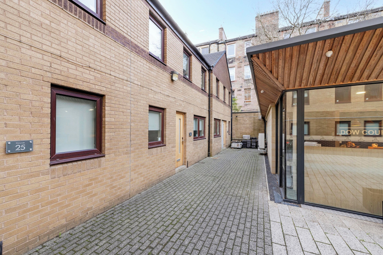Exterior detail, Meadow Court Apartments, Edinburgh