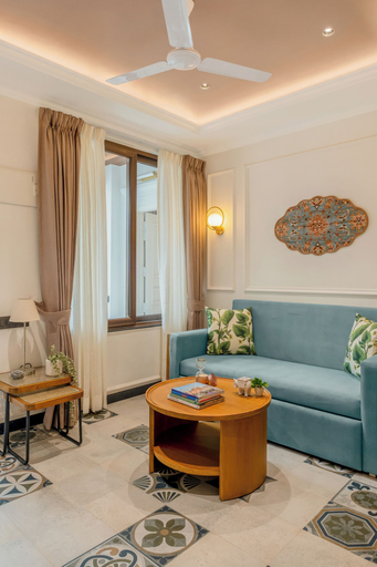 Living area 2, Staymaster Veridian 2BR - Standard, North Goa