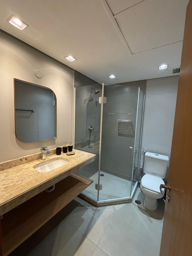Bathroom 2, Flat em Alphaville - Super Novo, Barueri