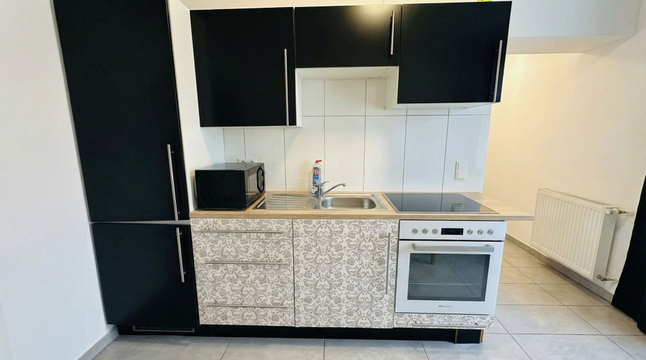 Private kitchen 4, Beautiful 1BR Apartment Near Prater Park, Wien
