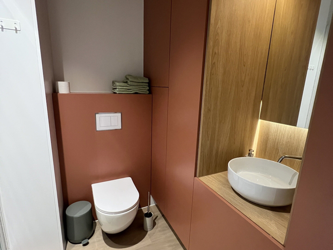 Bathroom 5, Cosy Apartment in Bree for 2 Guests, Limburg