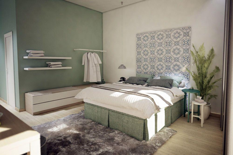 Bedroom 3, Lotus Center Apartments, Attica